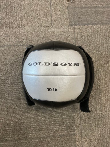 Used Golds Gym Medicine Ball Grey 10 lb 11614-S000223166