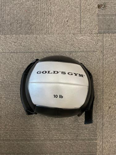 Used Golds Gym Medicine Ball Grey 10 lb 11614-S000223167