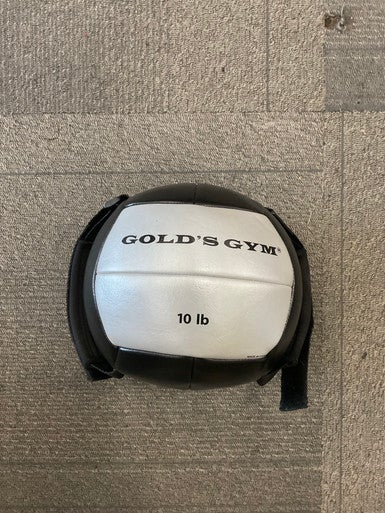 Used Golds Gym Medicine Ball Grey 10 lb 11614-S000223167