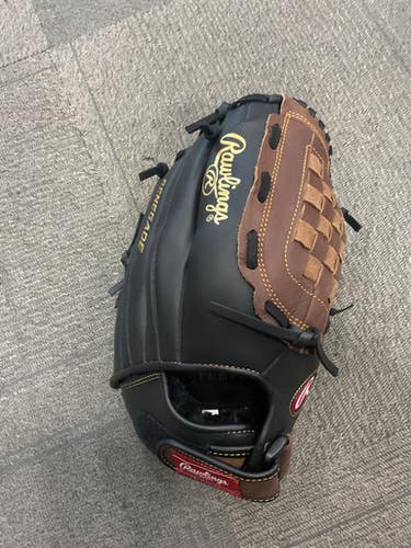 Used Rawlings 12.5 INCH GLOVE BB/SB Glove RH Throw Brown 12 1/2" 11614-S000223223