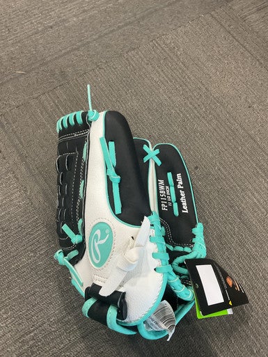 Used Rawlings FASTPITCH SOFTBALL RH Throw Fastpitch Gloves White 11 1/2" 11614-S000223214