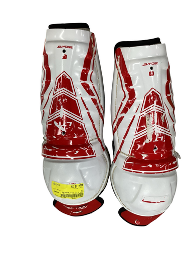 Used CCM LTP Youth Shin Guards White 10" 11613-S000169514