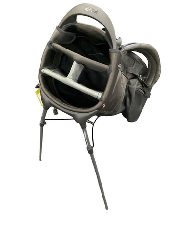 Used Ping MOONLANDER Mens Stand Bag Black 11613-S000169506