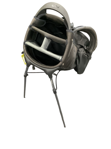 Used Ping MOONLANDER Mens Stand Bag Black 11613-S000169506