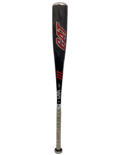 Used Marucci CAT BB/SB USA 2 5/8 Bat Black 28" 11347-S000257237