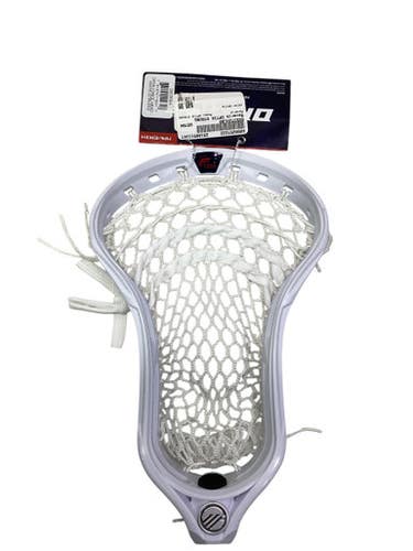 Used Maverik OPTIK STRUNG Mens Lacrosse Head White 11347-S000257222