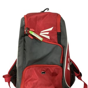 Used Easton 2  BAT BAG BB/SB Player Backpack Red 11347-S000257197
