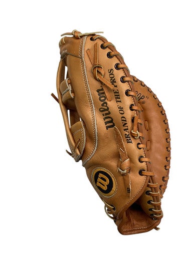 Used Wilson A9884 1ST BASE MITT BB/SB First Base RH Throw Tan 13 1/2" 11347-S000257195