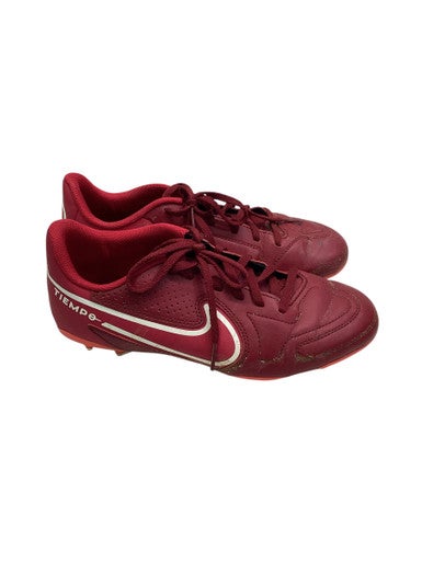 Used Nike Soccer Cleats Maroon Junior 05.5 11347-S000257192