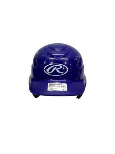 Used Rawlings RYL BLUE HELMET Batting Helmet No Mask Royal Blue One Size 11347-S000257187