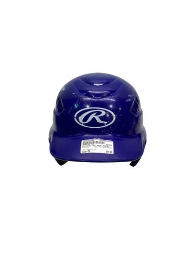 Used Rawlings RYL BLUE HELMET Batting Helmet No Mask Royal Blue One Size 11347-S000257187