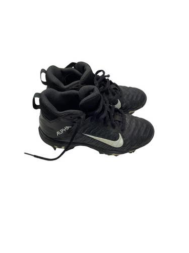 Used Nike ALPHA Jr FB Cleats Black Junior 01.5 11347-S000257173