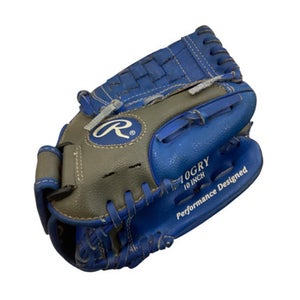 Used Rawlings SAVAGE BB/SB Glove RH Throw Grey 10" 11884-S000053955