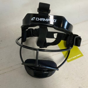 Used Champro BLACK YOUTH BB/SB Fielders Mask Black One Size 11823-S000034857