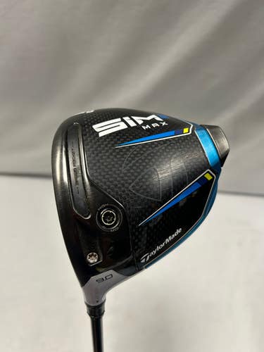 Used Taylormade SIM2 MAX Mens Driver LH 9.0 Degree 11490-S000266310