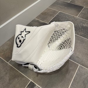 Brian's Eclipse Regular Pro Stock Goalie Glove - All White (New)