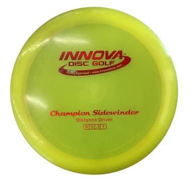 Used Innova CHAMPION SIDEWINDER Disc Golf Driver Yellow 11760-S000083036