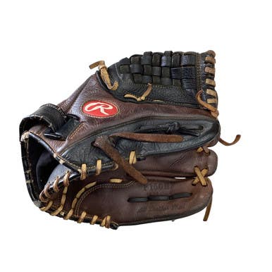 Used Rawlings PLAYER PERFERRED BB/SB Glove RH Throw Brown 11 1/2" 11760-S000083016