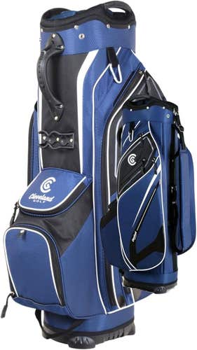 Cleveland CG Lightweight Cart Bag (Navy/Black, 14-way top) 2025 Golf NEW