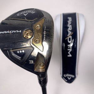 Callaway Paradym Triple Diamond 3 Fairway 15* Kai'li White 70X XStiff  RH HC