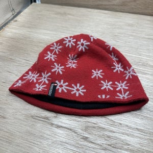 Rossignol Red Snowflake Vintage Beanie