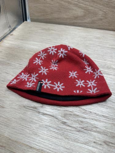 Rossignol Red Snowflake Vintage Beanie