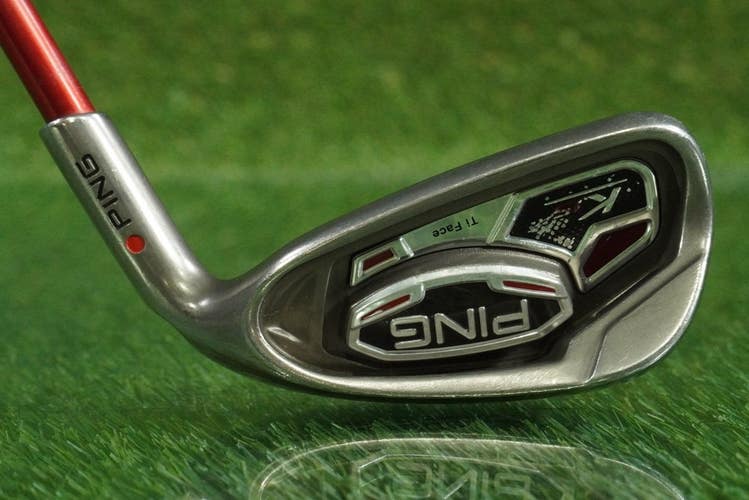 PING K15 7 IRON TI FACE TFC 149 GRAPHITE SOFT REGULAR FLEX RED DOT RH ~ LOOK!!
