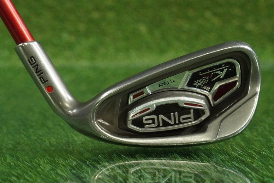 PING K15 7 IRON TI FACE TFC 149 GRAPHITE SOFT REGULAR FLEX RED DOT RH ~ LOOK!!