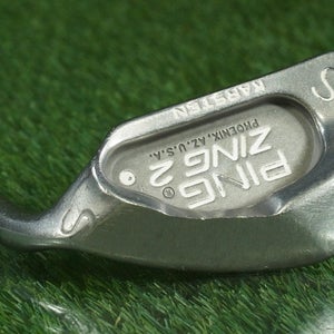 PING ZING 2 SAND WEDGE "S" KARSTEN STEEL SHAFT WHITE DOT RH ~ LOOK!!