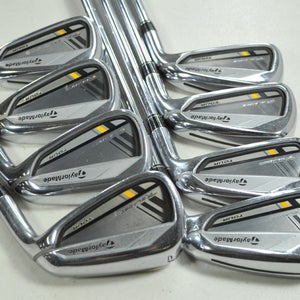 TaylorMade RocketBladez Tour 3-PW Iron Set Stiff Flex RH KBS Tour Steel # 203985