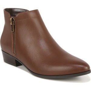 Naturalizer Claire G2629S3 Women's US 8.5 Brown Leather Almond Toe Bootie TZP9