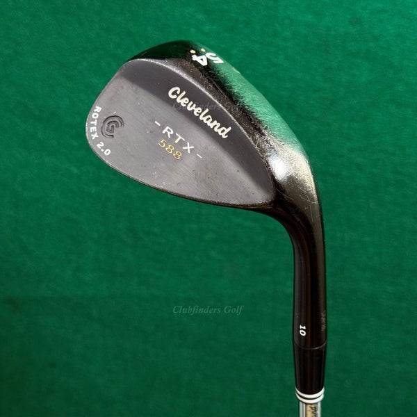 Cleveland RTX 588 Rotex 2.0 Black 54-10 54 Sand Wedge Dynamic Gold Steel Wedge