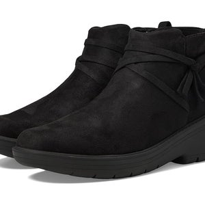 Bzees Blaine Boots Women's US 10 Black Round Toe Ankle Bootie Pull On TZP10
