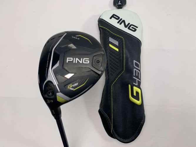 Ping G430 Max 3 Fairway Wood 15* Alta CB 65g Stiff Graphite Mens LH HC