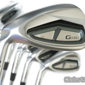 PING G730 Irons Black Dot NS PRO Modus3 Tour105 Stiff 5-P+U +3/4" TALL LEFT MINT