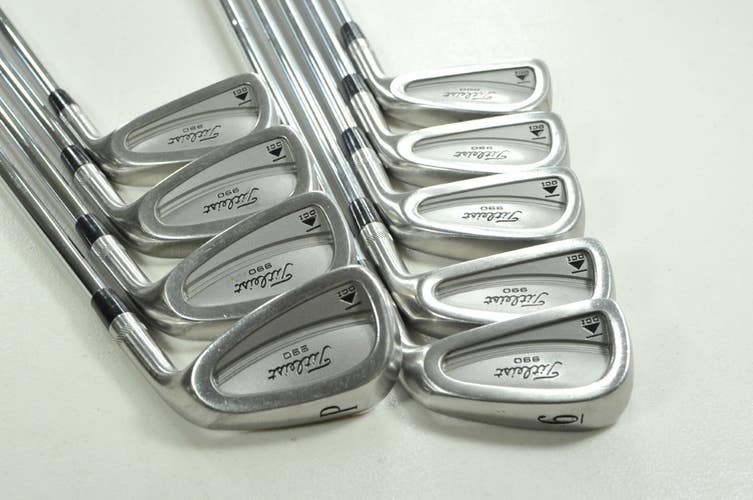Titleist DCI 990 2-PW Iron Set Stiff Flex Right DG S300 Steel # 203975