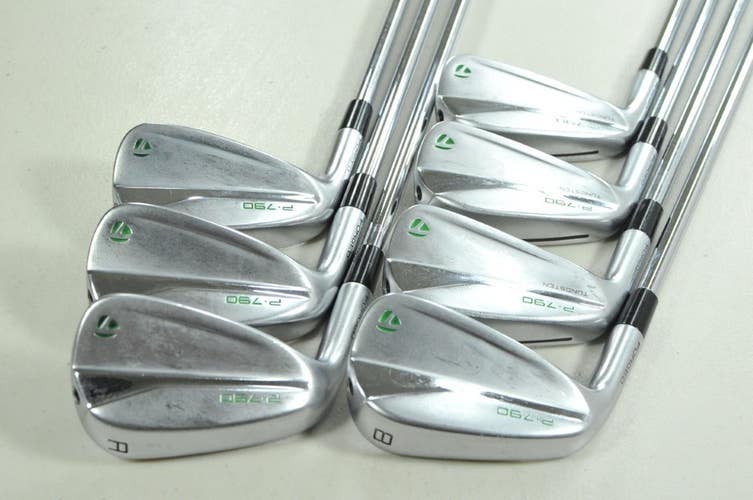 LEFT HANDED TaylorMade P790 2021 5-PW,AW Iron Set Regular Flex DG Steel #203940