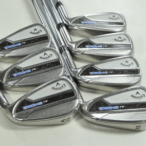 Callaway Paradym Ai Smoke 5-PW,AW Iron Set Stiff Flex Right MPH Steel # 203999