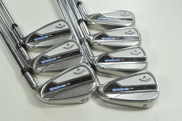 Callaway Paradym Ai Smoke 5-PW,AW Iron Set Stiff Flex Right MPH Steel # 203999