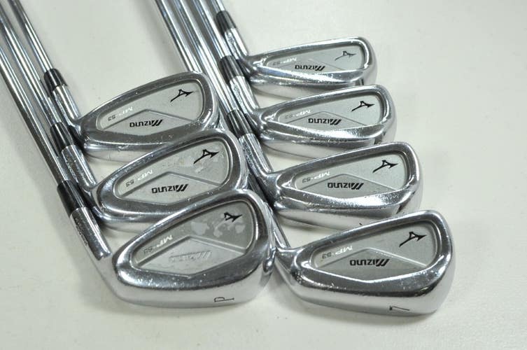 Mizuno MP-53 4-PW Iron Set Regular Flex Right DG R300 Steel # 204031