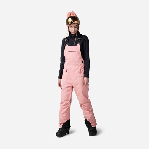 $ 275 NWT Rossignol Women's Relaxed Bib Ski Pants Snowboard Pink Pants Size L