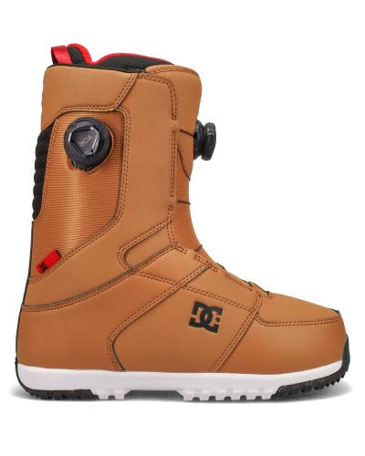 DC Control Double Boa Snowboard Boots, Men's Size 9.5, Wheat Brown New 2026