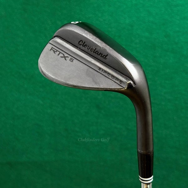 Cleveland RTX6 Zipcore Mid Black Satin 50-10 50 Gap Wedge DG Spinner TI Wedge