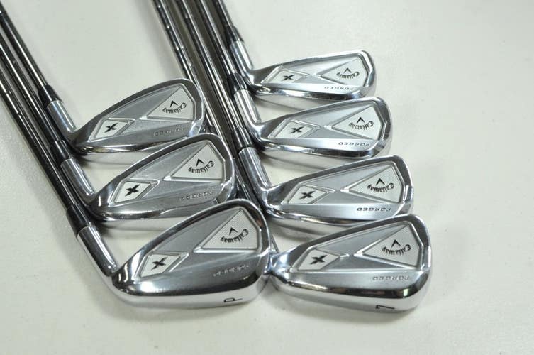 Callaway X Forged 2013 4-PW Iron Set X-Stiff Right KBS Tour-V 130 Steel # 199764