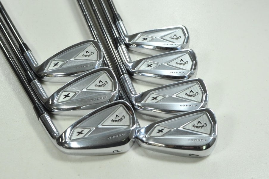Callaway X Forged 2013 4-PW Iron Set X-Stiff Right KBS Tour-V 130 Steel # 199764