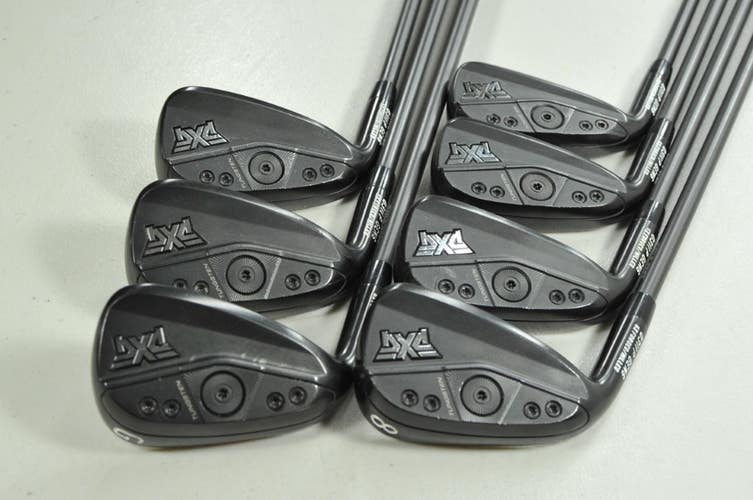 LEFT HANDED PXG Gen6 0311 P Double Black 5-W,GW Iron Set SteelFiber Stiff 203918