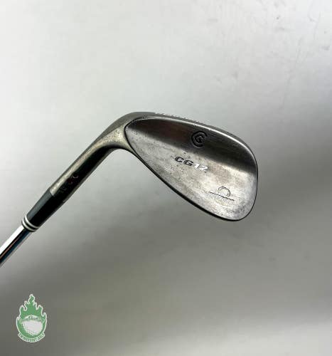 Used LH Cleveland CG12 Zip Grooves 2 Dot Wedge 52*-10 Wedge Flex Steel Golf