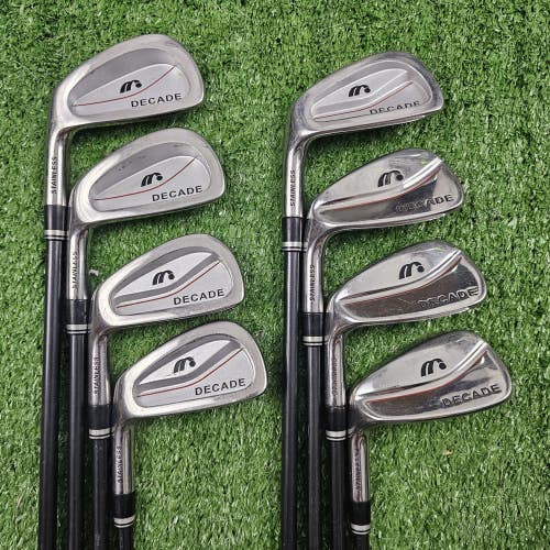 Mitsushiba Decade Progressive Iron Set 3-PW Regular Flex Graphite Left Handed LH