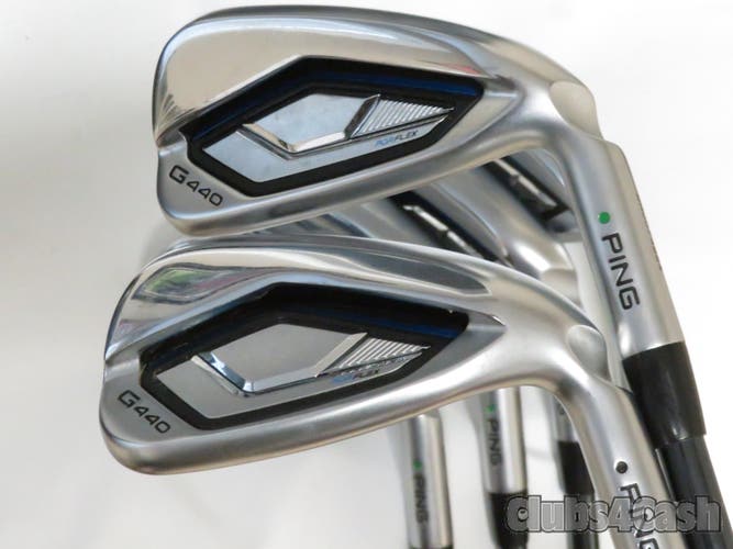 PING G440 Irons Green Dot UST Mamiya Recoil DART 75 F3 Regular 6-P + Black Uw