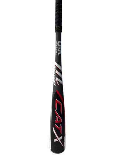 Used Marucci CAT X BB/SB USA 2 5/8 Bat Grey And Red 27" 11835-S000198966